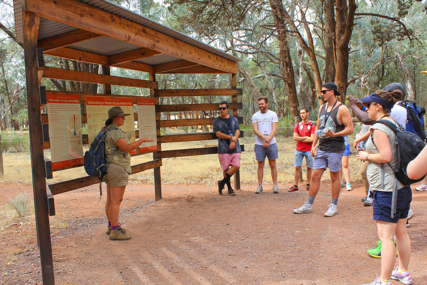 Adelaide to Alice Flinders Ranges with tour guide