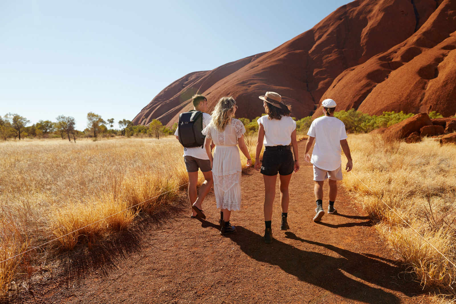 Group of Friends at Uluru credit Tourism NT/Matt Cherubino